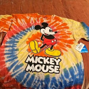 Disney Mickey Mouse tie die new w tags, size L